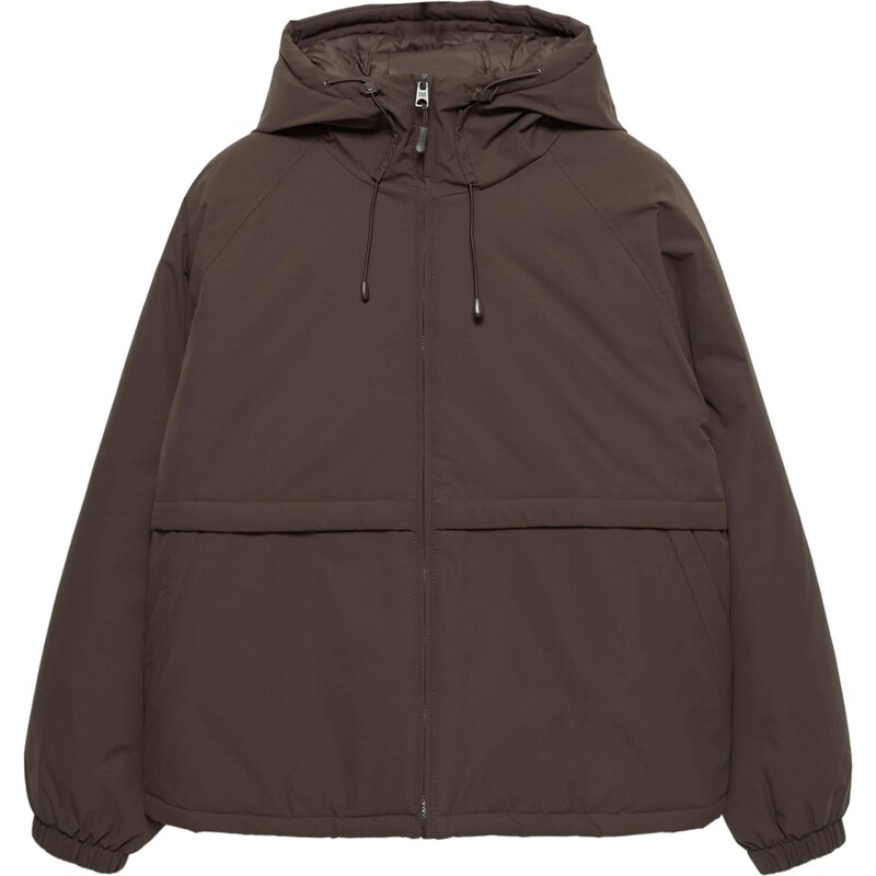 Pull&Bear Prechodná bunda čokoládová 67521058