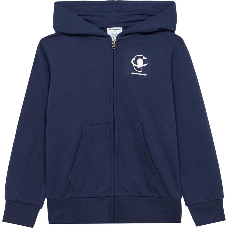 Champion Authentic Athletic Apparel Tepláková bunda tmavomodrá / biela 67521229