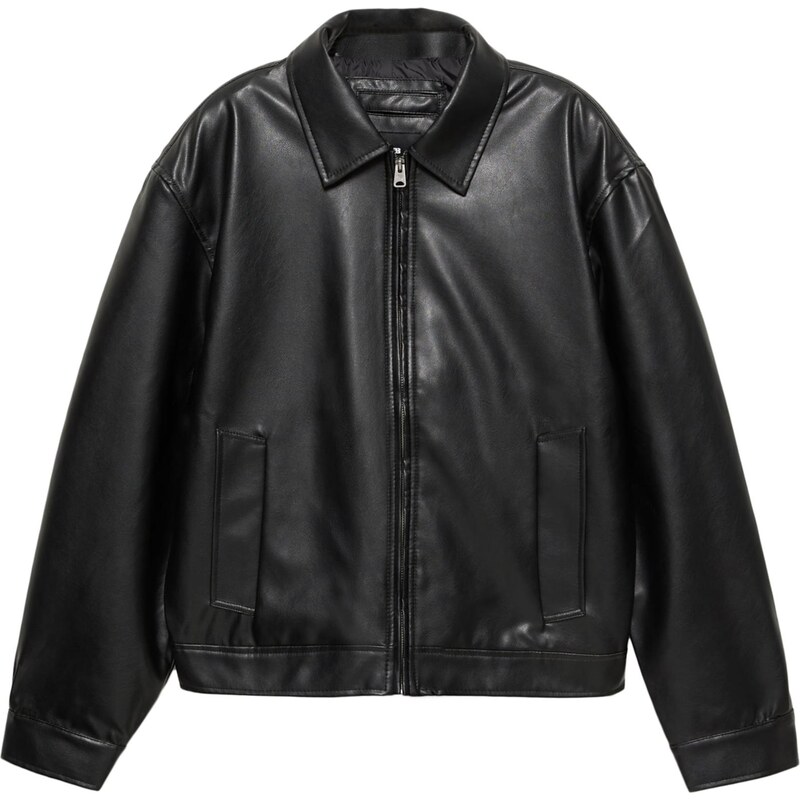 Pull&Bear Prechodná bunda čierna 67521049