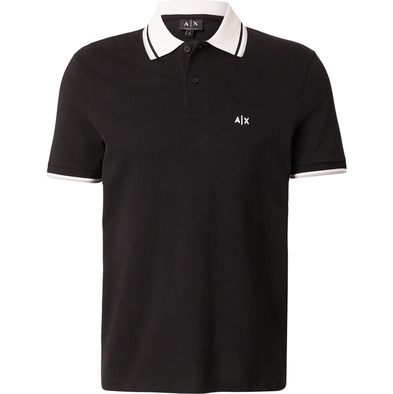 ARMANI EXCHANGE Tričko svetlosivá / čierna / biela 67521257