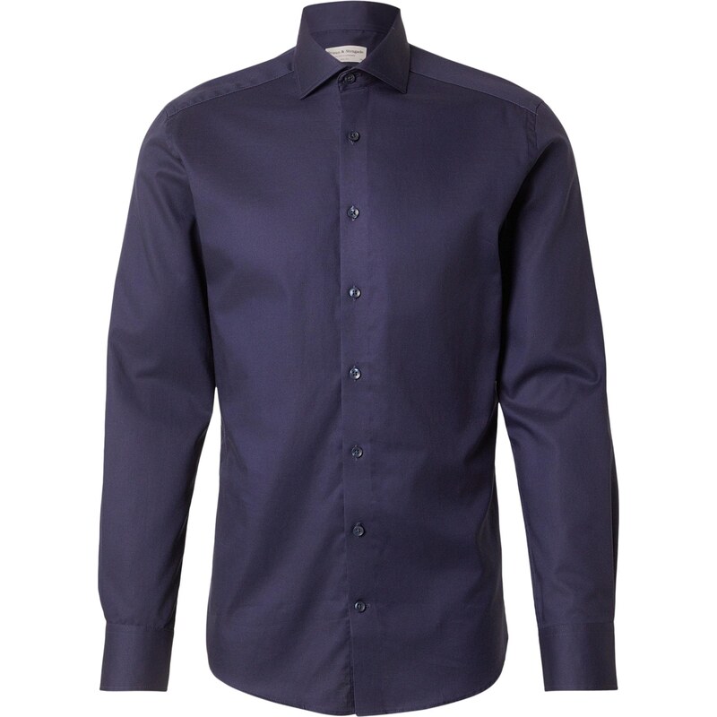 Bruun & Stengade Košeľa Miles námornícka modrá 67521259