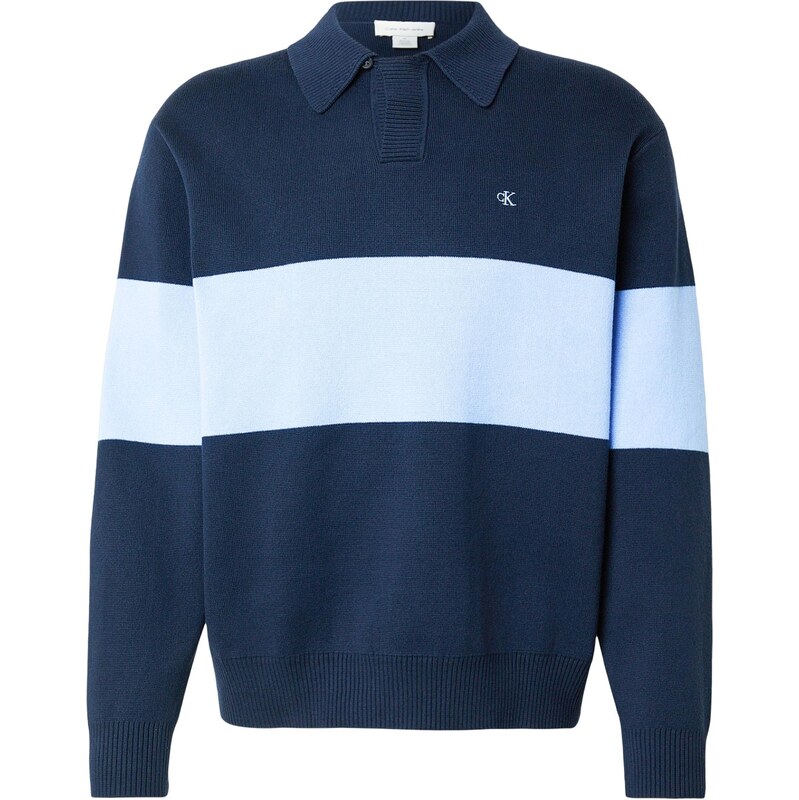 Calvin Klein Jeans Sveter svetlomodrá / tmavomodrá 67521281