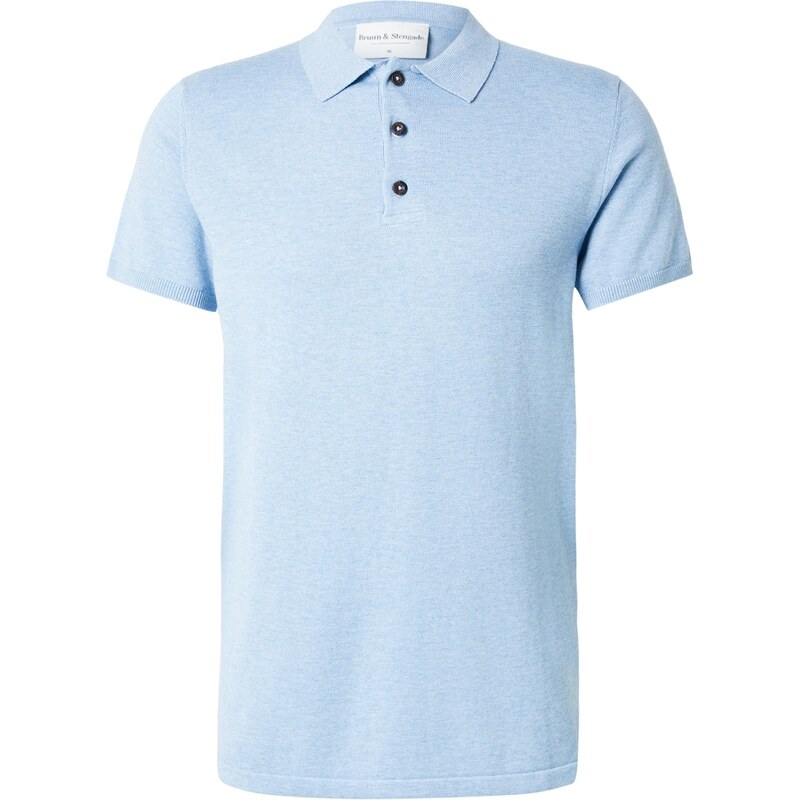 Bruun & Stengade Tričko svetlomodrá 67521261