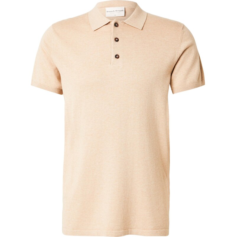 Bruun & Stengade Tričko Baldo béžová 67521250