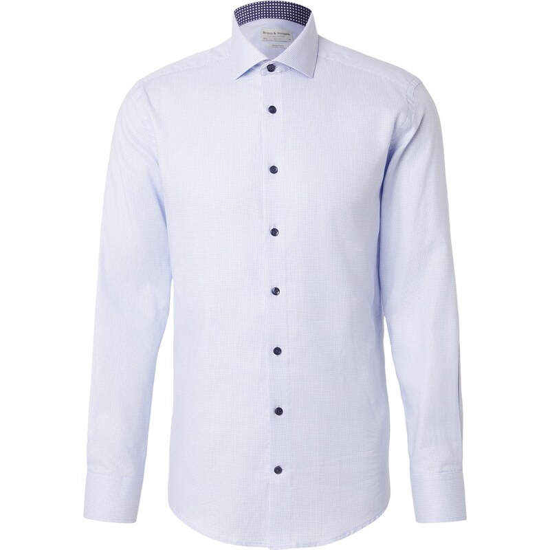 Bruun & Stengade Biznis košeľa Ugalde svetlomodrá / biela 67521337