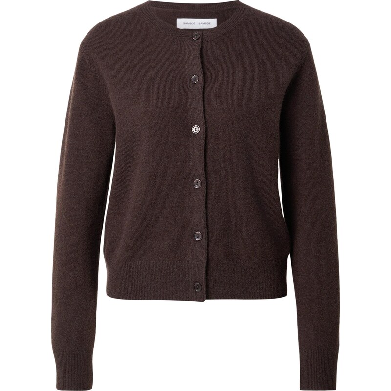 Samsøe Samsøe Kardigán Boston tmavohnedá 67521430