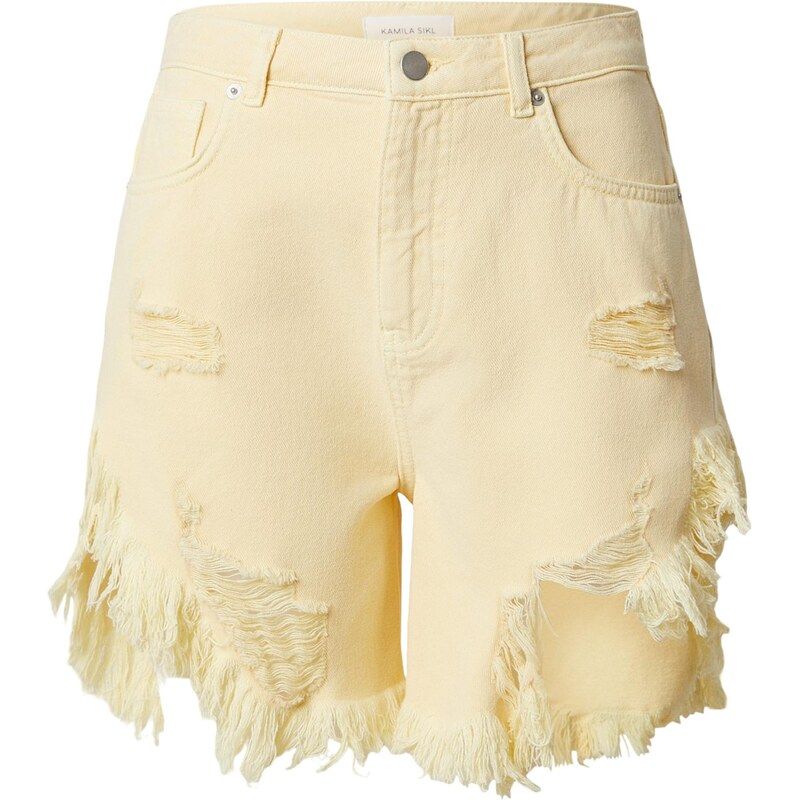 Kamila Šikl Džínsy žltá 67521437