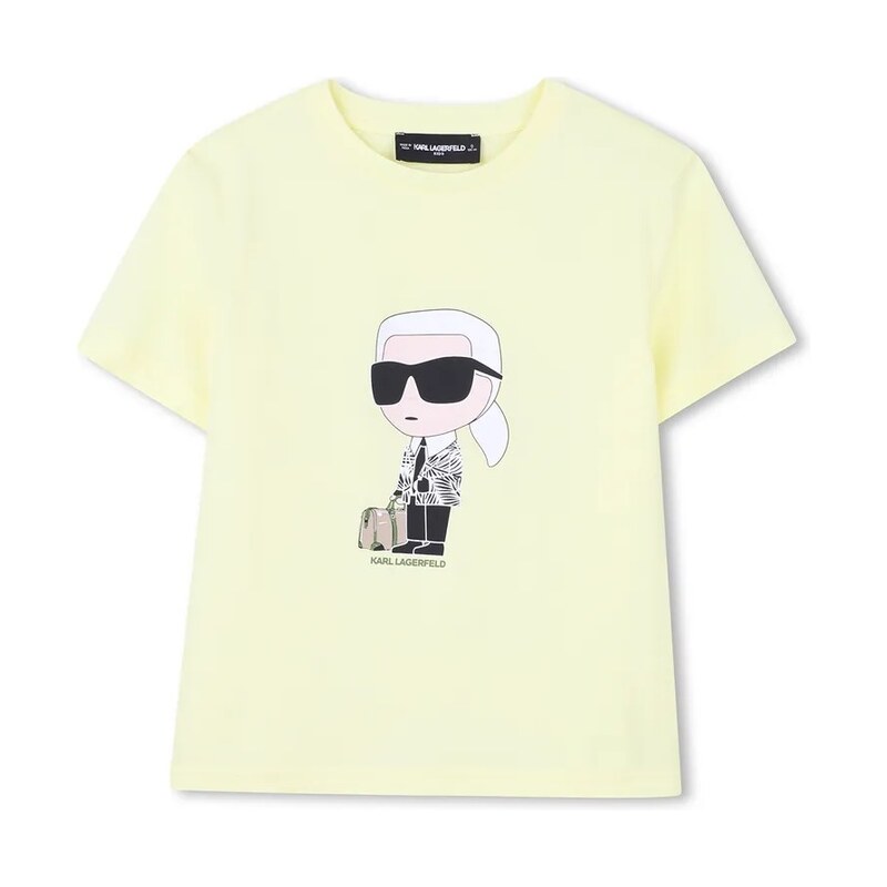 Detské bavlnené tričko Karl Lagerfeld 67516172