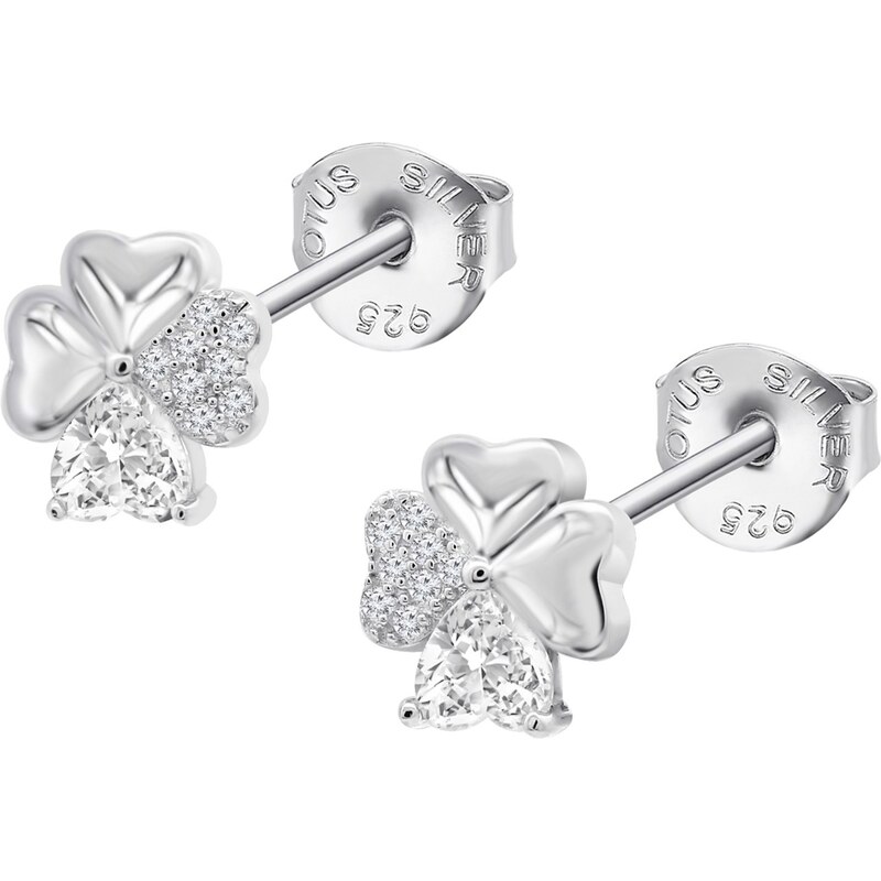 Lotus Silver Strieborné náušnice štvorlístky Mystic LP3851-4/1 67522988