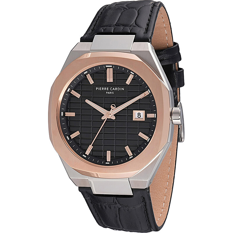 Pánske Hodinky Pierre Cardin CF.1000.LB.1 (42 mm) Čierne / Šedé 67583194