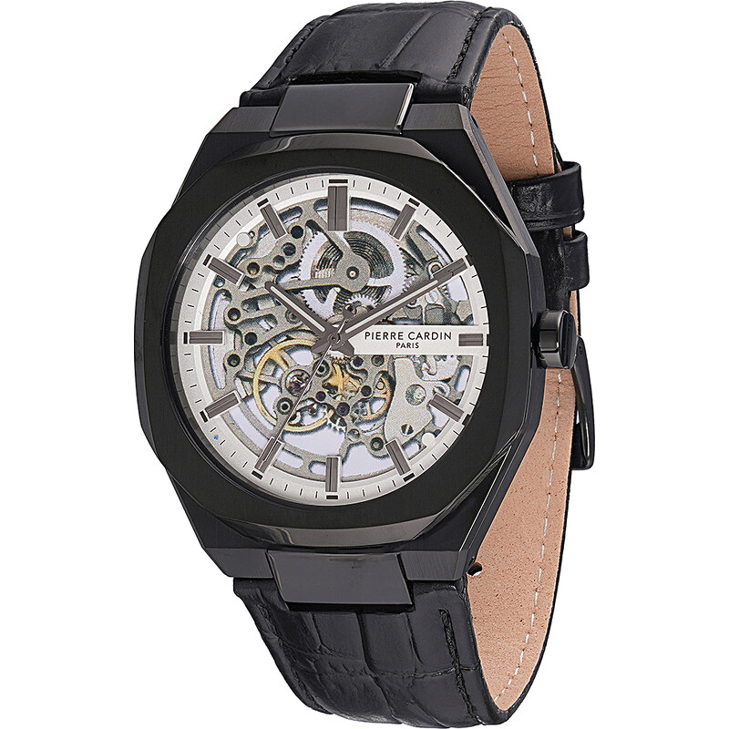 Pánske Hodinky Pierre Cardin CF.1002.LB.1 (42 mm) Šedé / Čierne 67583196