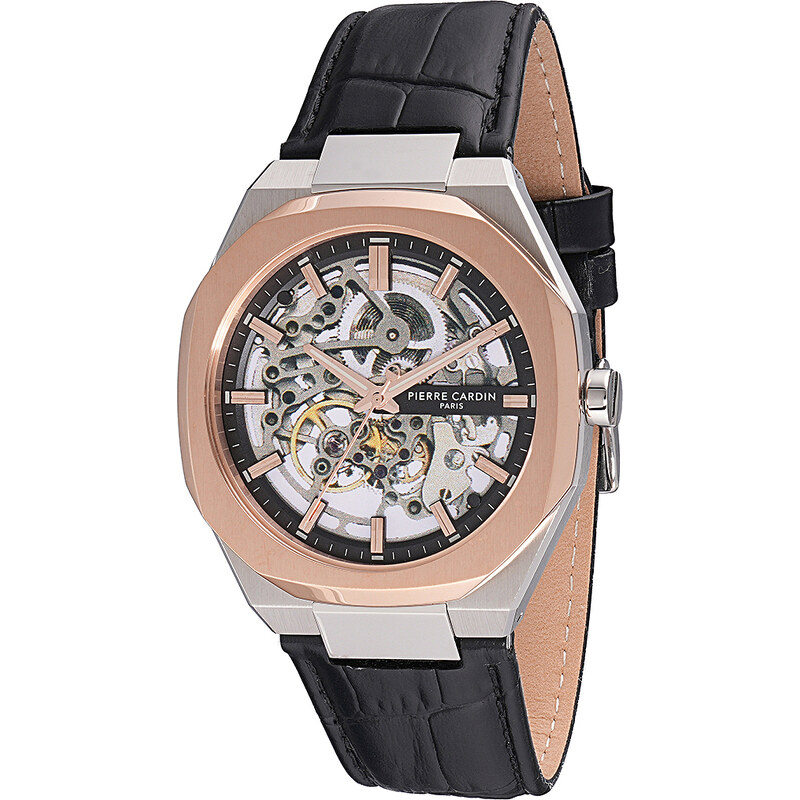 Pánske Hodinky Pierre Cardin CF.1002.LB.2 (42 mm) Šedé / Čierne 67583197