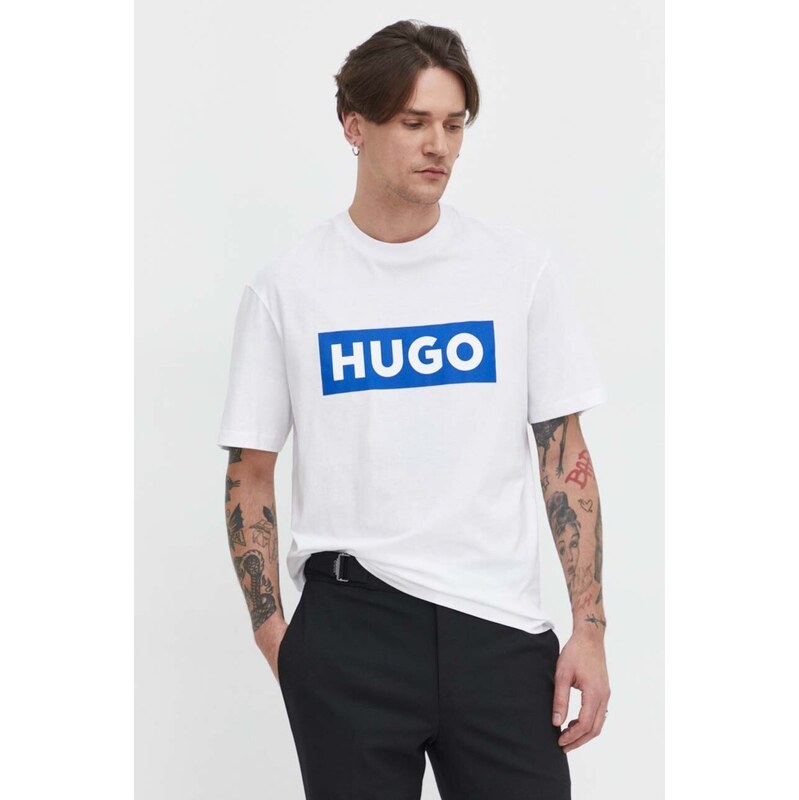 Bavlnené tričko Hugo Blue Nico 49015732