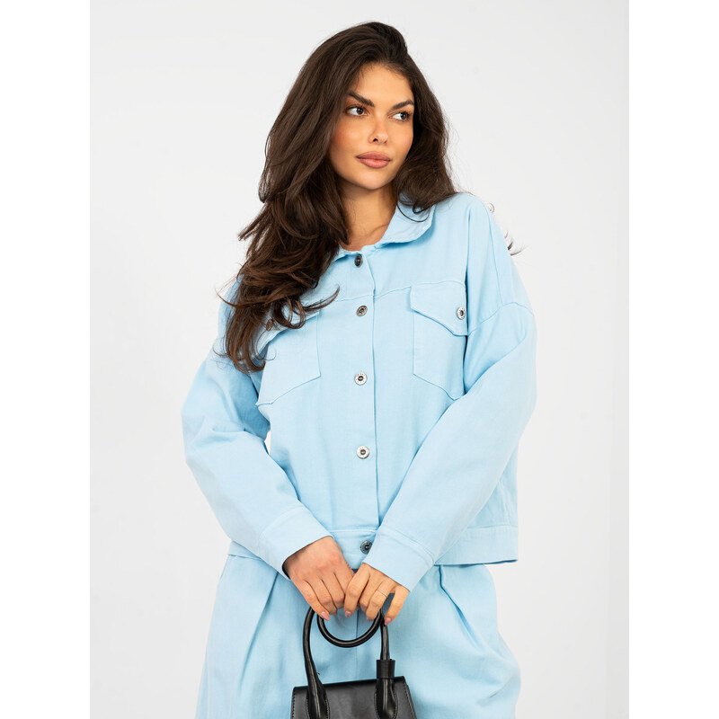 FPrice IT KR bunda FL9568.29P svetlo modrá 67522861