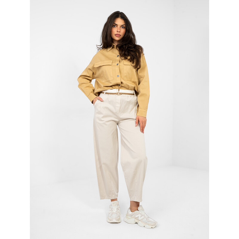 FPrice Nohavice IT SP FL10125.78 light beige 67522863