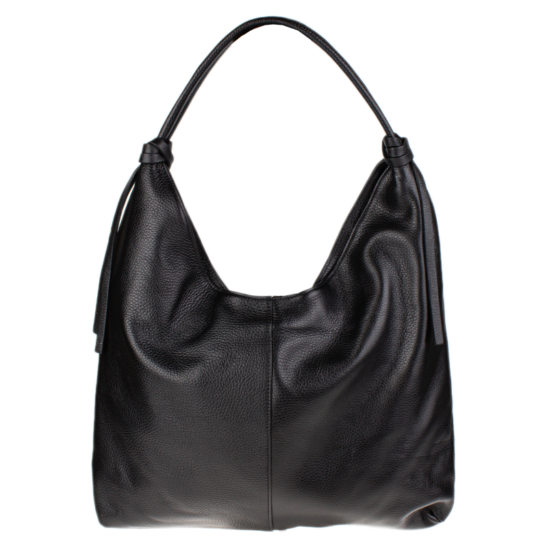 Čierna kožená talianska kabelka Delfina Nera NovaKabelka.sk 67527657