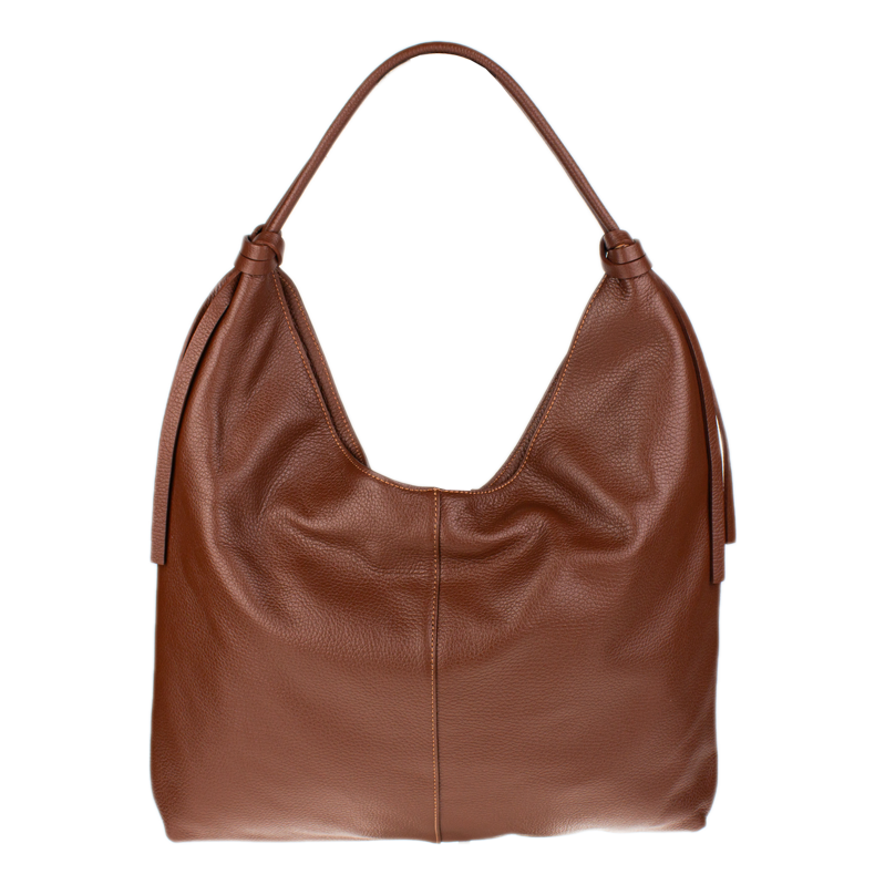 Hnedá kožená talianska kabelka Delfina Marrone NovaKabelka.sk 67527654