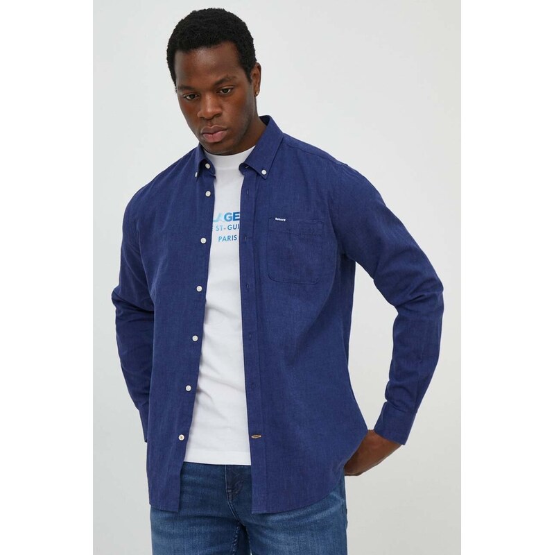Ľanová košeľa Barbour 65372210