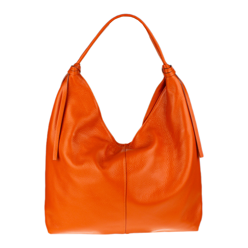 Oranžová kožená talianska kabelka Delfina Arancia NovaKabelka.sk 67527661