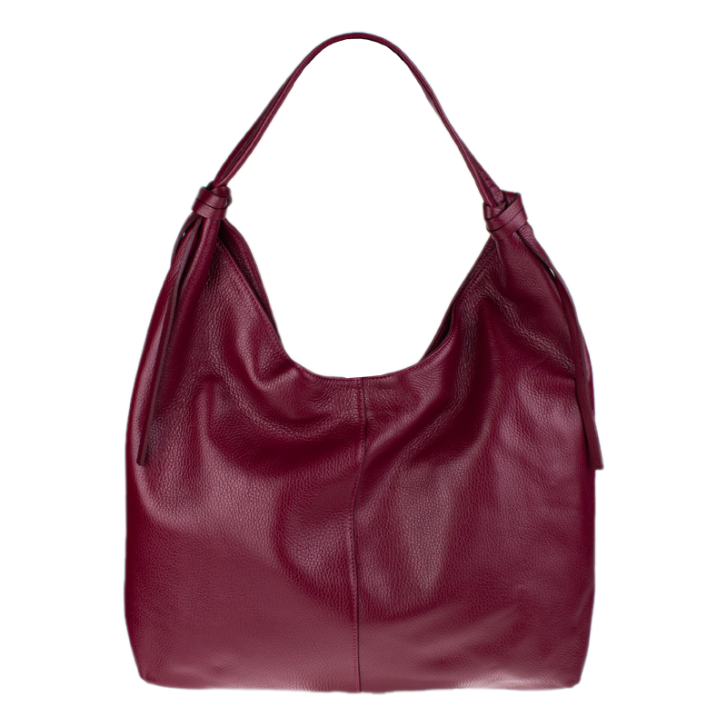 Fialová kožená talianska kabelka Delfina Bordo NovaKabelka.sk 67527663