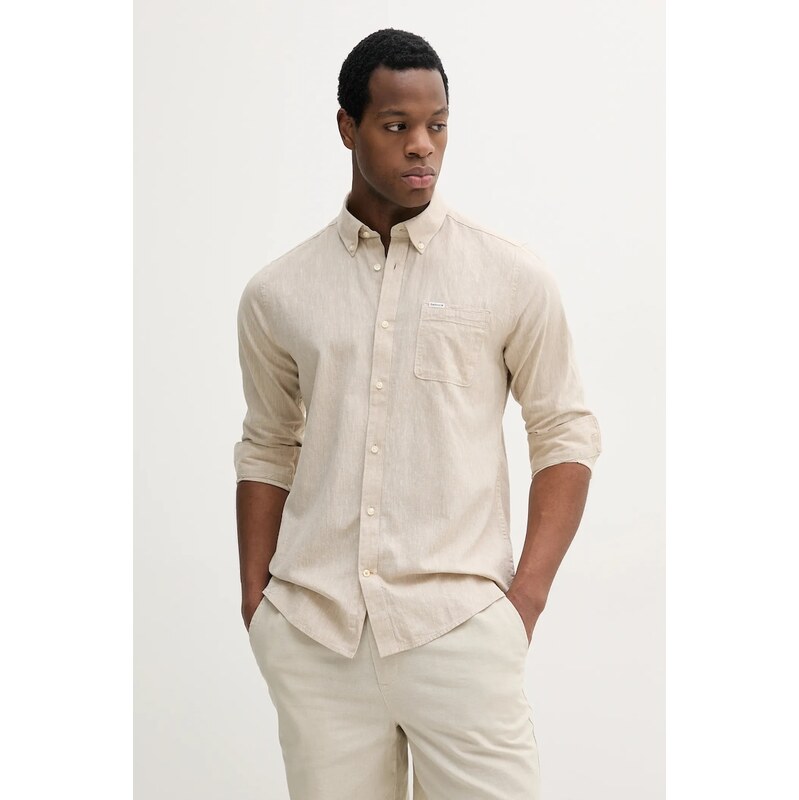 Ľanová košeľa Barbour 67526518