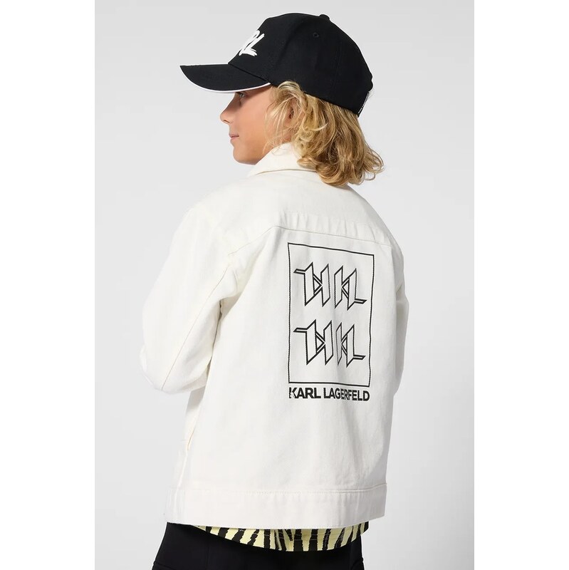 Detská bavlnená bunda Karl Lagerfeld 67547943