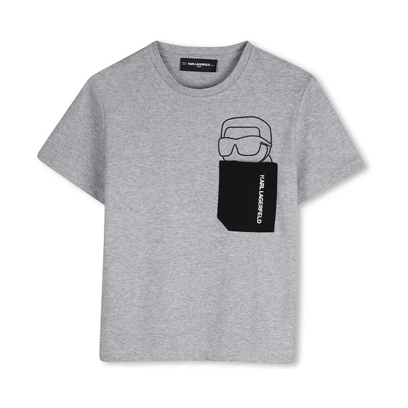 Detské bavlnené tričko Karl Lagerfeld 67547544