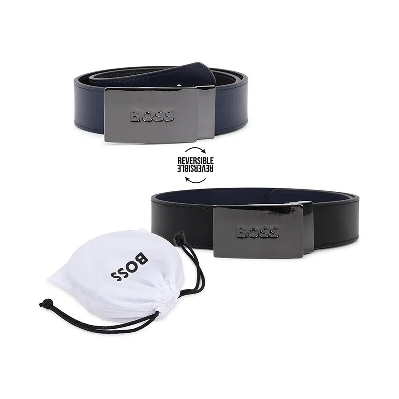 Detský kožený opasok BOSS 67548138