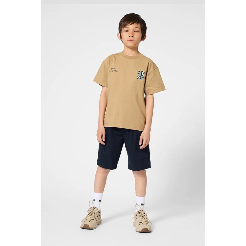 Detské bavlnené tričko BOSS 67547590