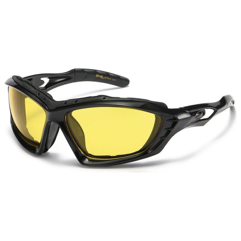 CHOPPERS oválne polstrované Slnečné okuliare Žlté 65229034