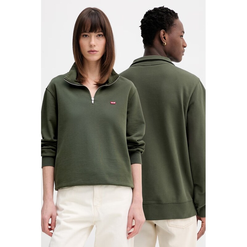Bavlnená mikina Levis LSE_ORIGINAL HM 1/4 ZIP 67291800