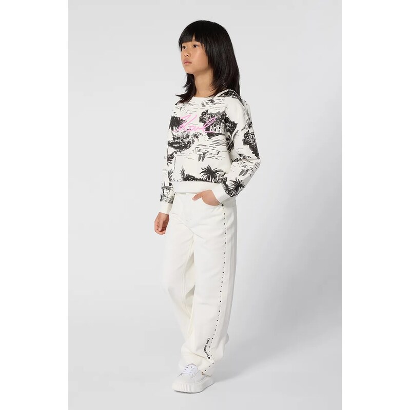 Detská bavlnená mikina Karl Lagerfeld 67547744