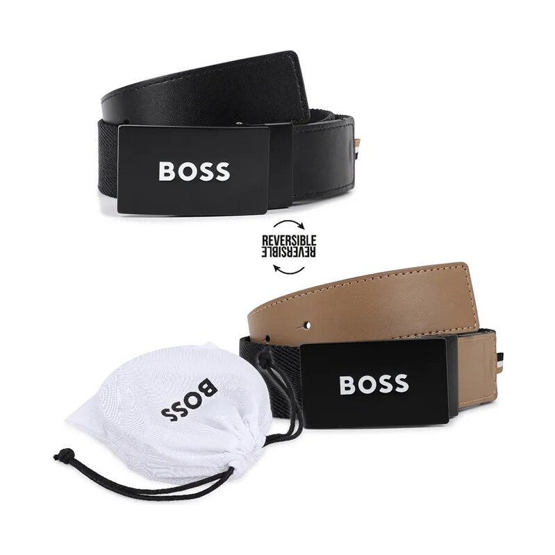 Detský obojstranný opasok BOSS 67615218