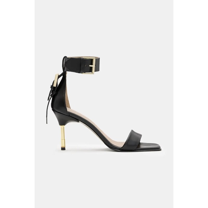 Kožené sandále AllSaints Noir Mid Sandal 67531665