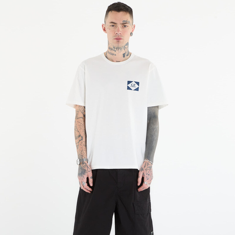 Tričko C.P. Company Short Sleeve Off White L 67531734