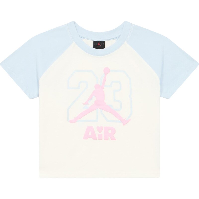 Jordan Tričko LOVE IS IN THE AIR svetlomodrá / ružová / biela 67449073