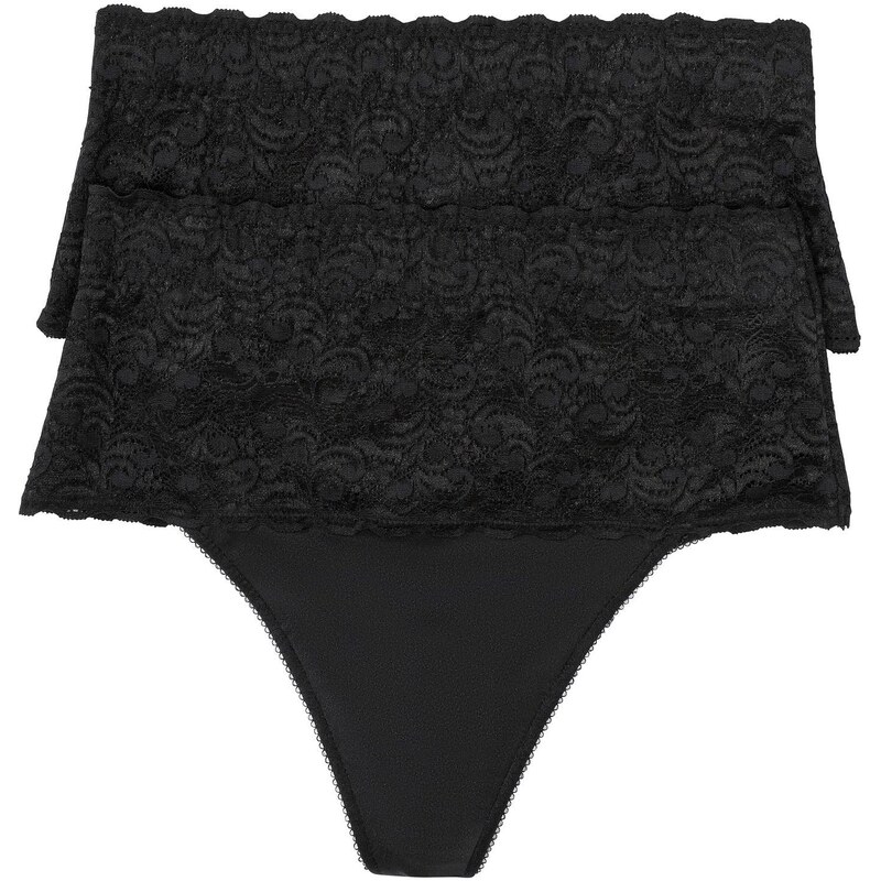 bonprix Sťahovacie string nohavičky, stredný tvarujúci efekt (2 ks), 44738405