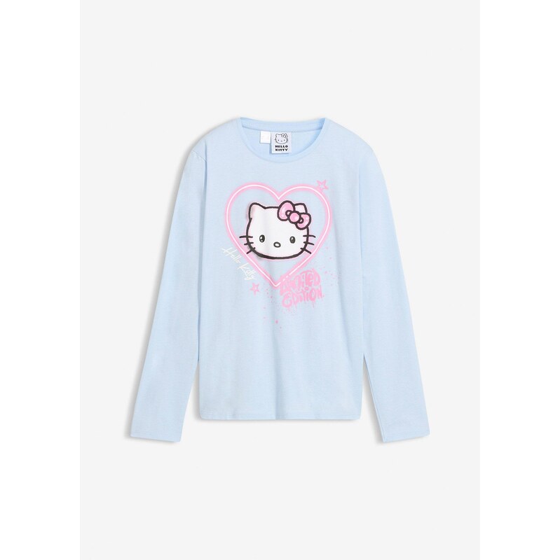 bonprix Tričko s dlhým rukávom, Hello Kitty z čistej bavlny, farba 67535085