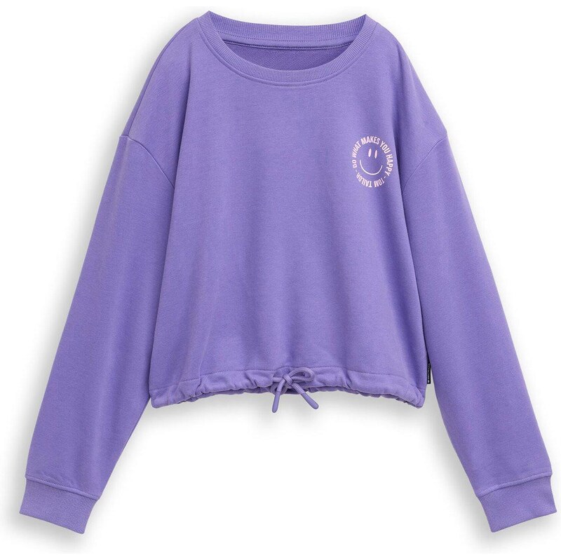 bonprix Mikina Tom Tailor, farba fialová 67535107