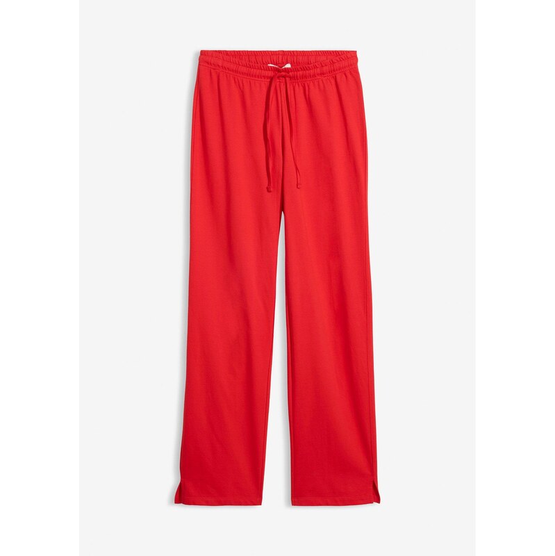 bonprix Tepláky z čistej bio bavlny, farba červená 67535147