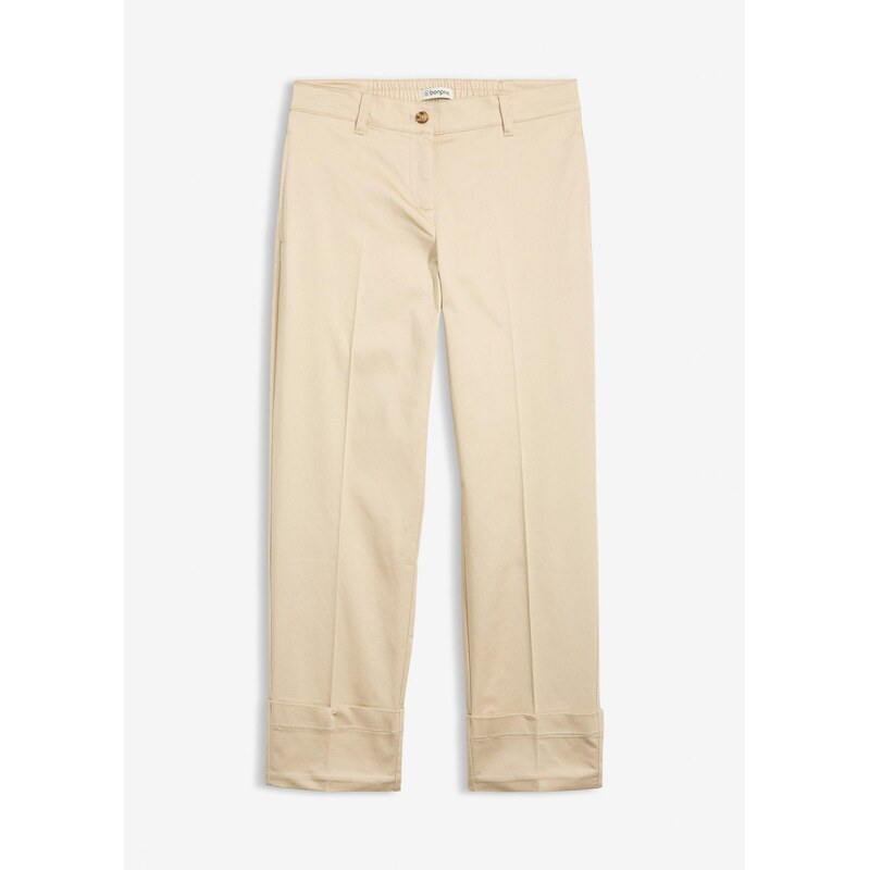bonprix Chino nohavice, farba béžová 67535214