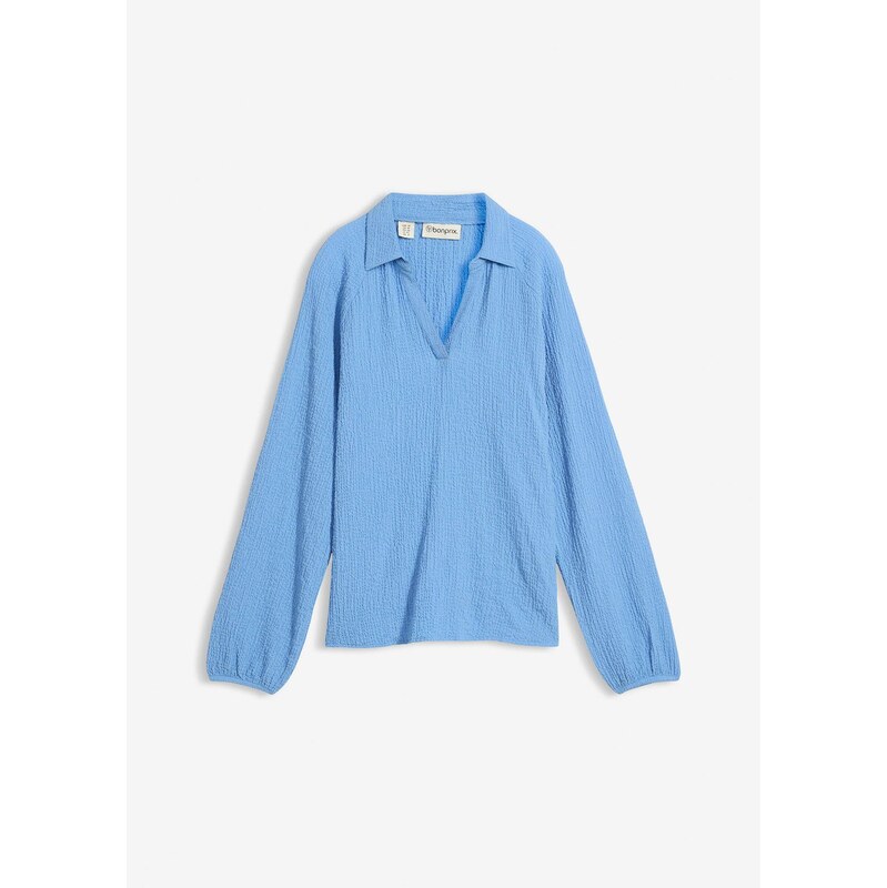 bonprix Tunika s viskózou, farba modrá 67535231