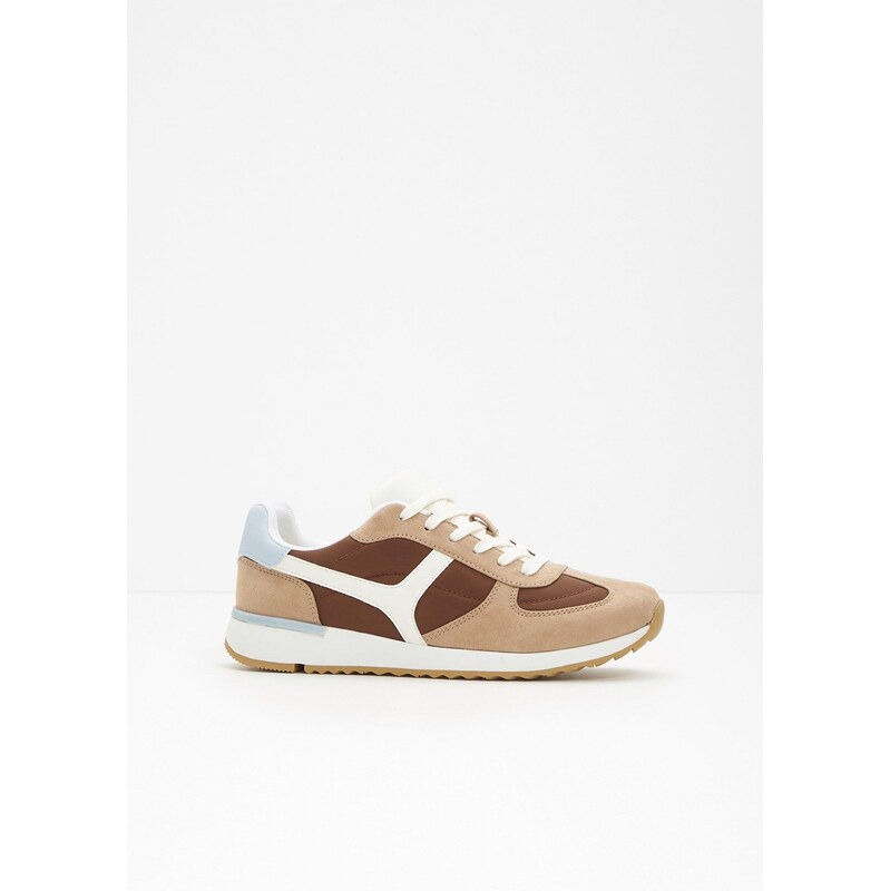 bonprix Tenisky Retrolook, farba hnedá 67535269