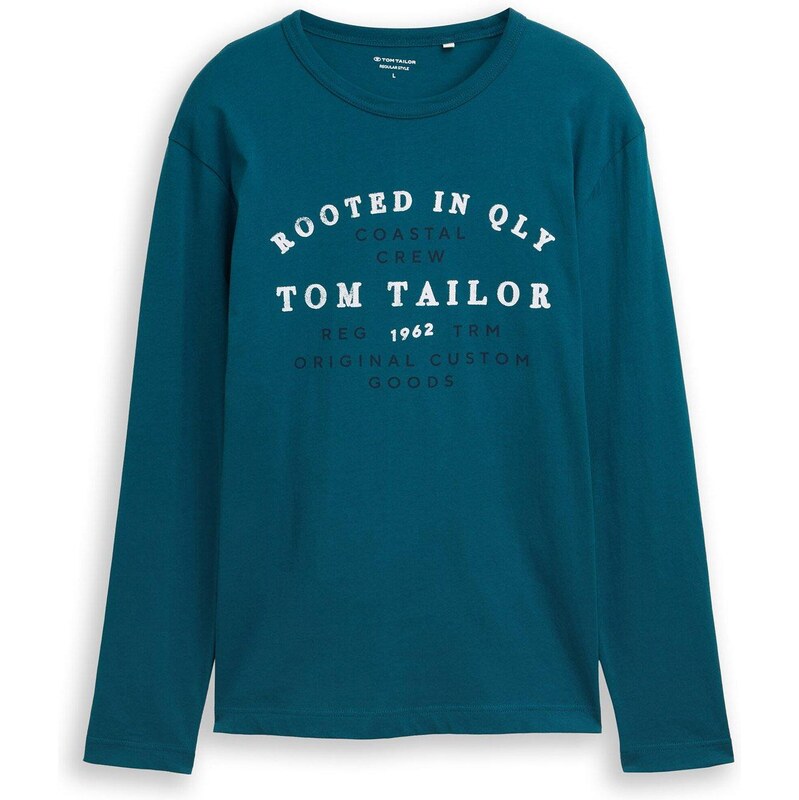 bonprix Tričko s dlhým rukávom Tom Tailor, farba modrá 67535301