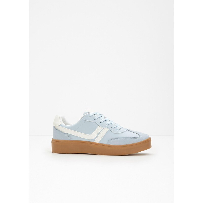 bonprix Tenisky na platforme, Retrolook, farba modrá 67512185