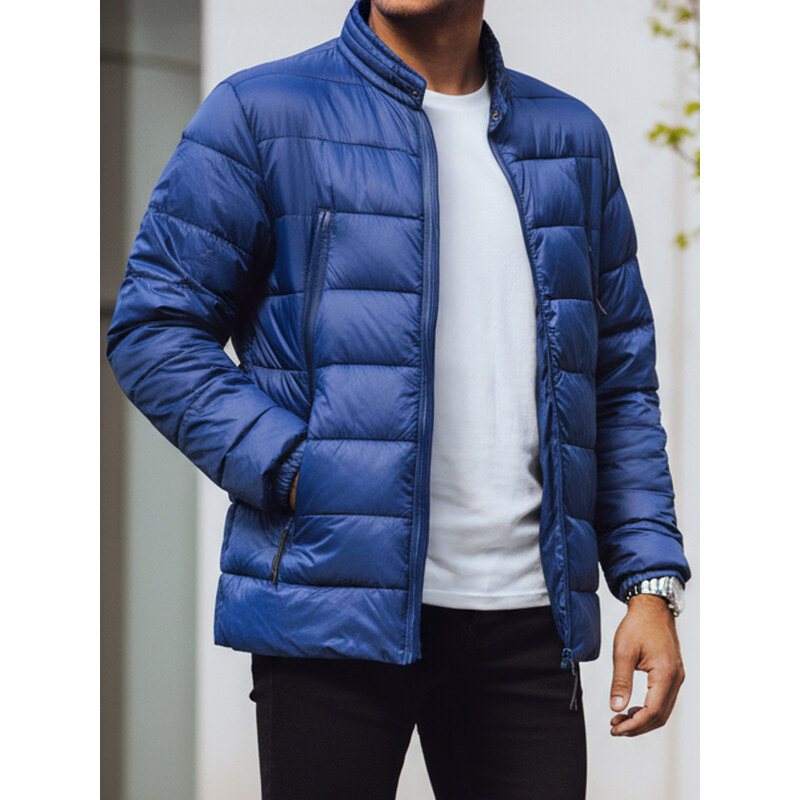 BASIC Modrá prechodná prešívaná bunda TX4446 45802652