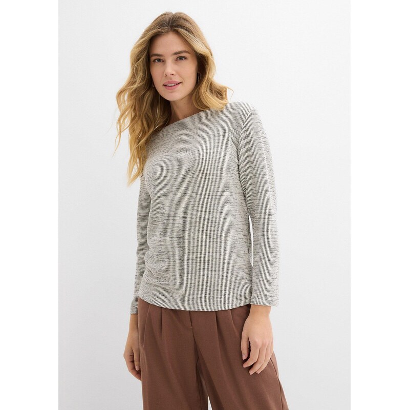 bonprix Tričko z jemného viskózového mixu, farba biela 67535099