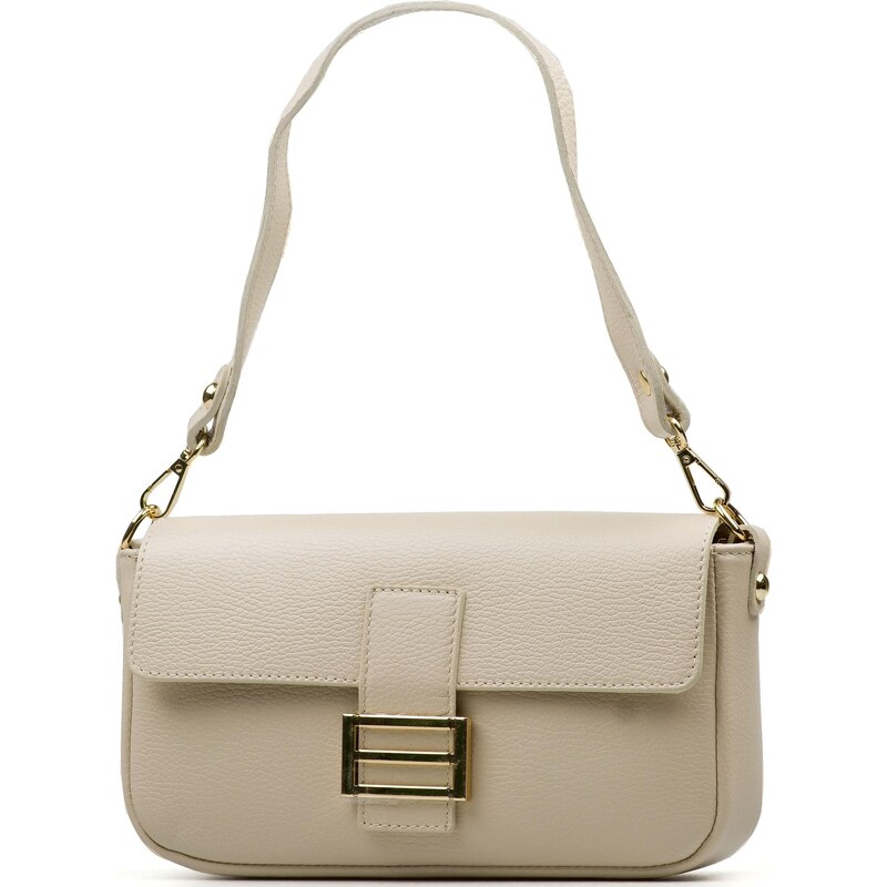 Blaire Kožená crossbody kabelka Diana béžová 67535572