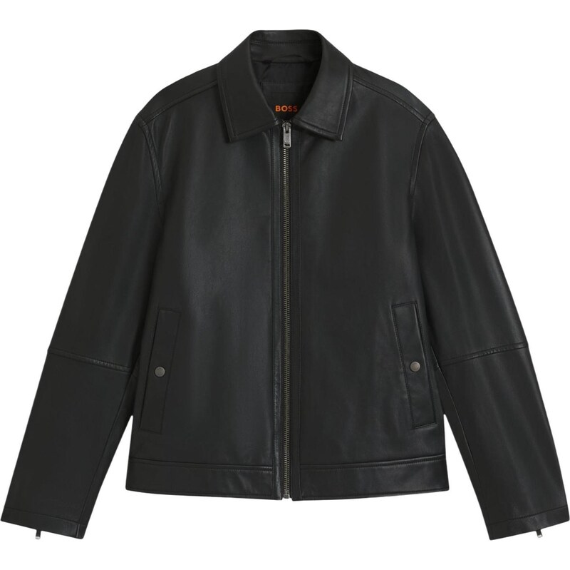 Kožená bunda Boss pre mužov 67536735
