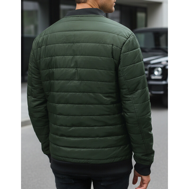 BASIC Zelený prešívaný pánsky bomber tx2211A 6720517